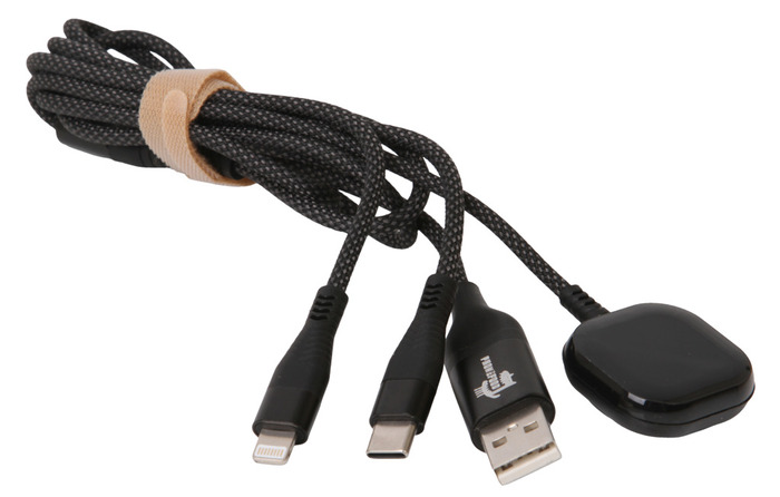 USB-A/USB-C til USB-C, Lightning og Apple Watch 100 cm